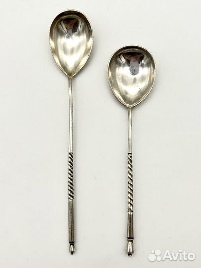2 чайных ложки серебро 84 пр. вес 21 г(можно по 1)