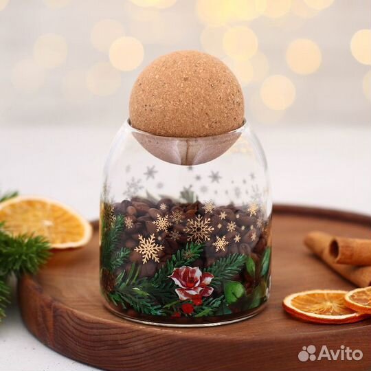 2 шт. Новый год. Банка для хранения 'Зимние истори