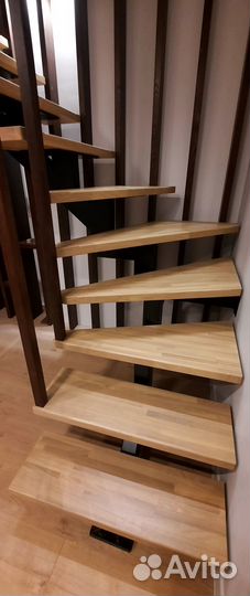 Лестница на металлокаркасе идеальная