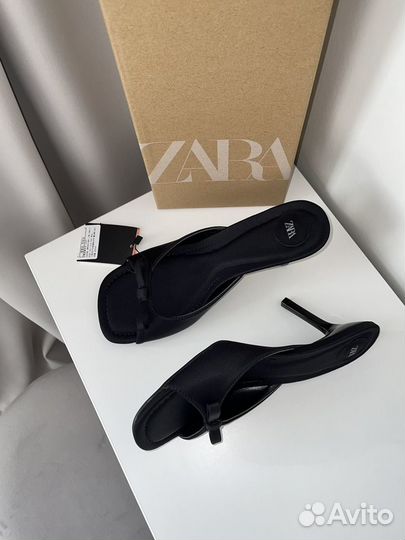 Туфли Zara босоножки с бантиком