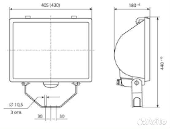 Прожектор Фонарь 1квт