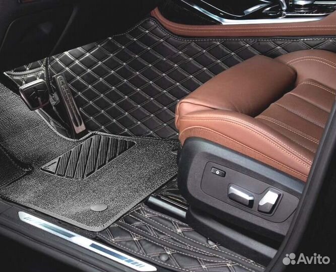 3D Коврики Mercedes Салон Багажник из Экокожи