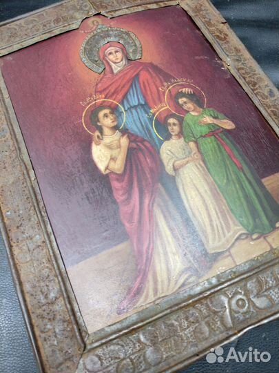 Икона Вера Надежда Любовь и мать София