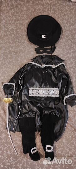 Карнавальный костюм Зорро рост 122см