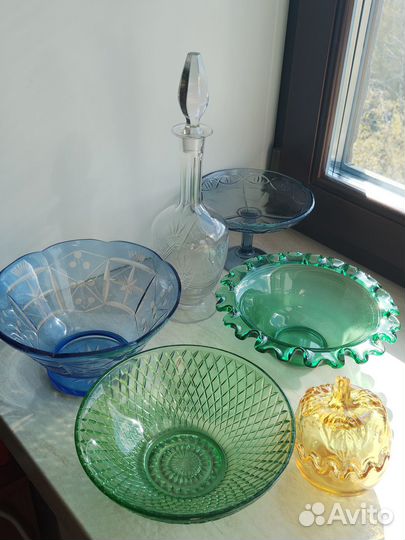 Цветное стекло СССР