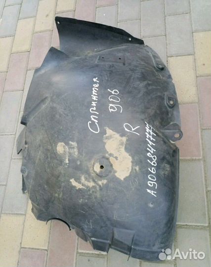 Защита арки колеса мерседес sprinter 906