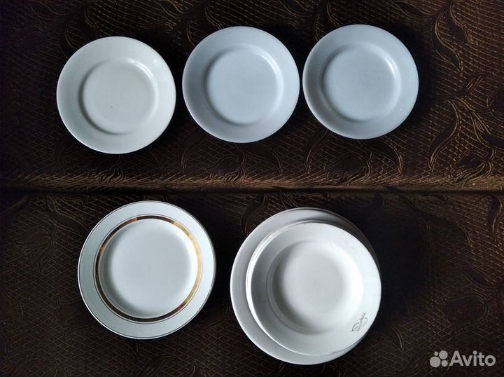 Тарелки, Чашки, Блюдца СССР. зик, Песочное