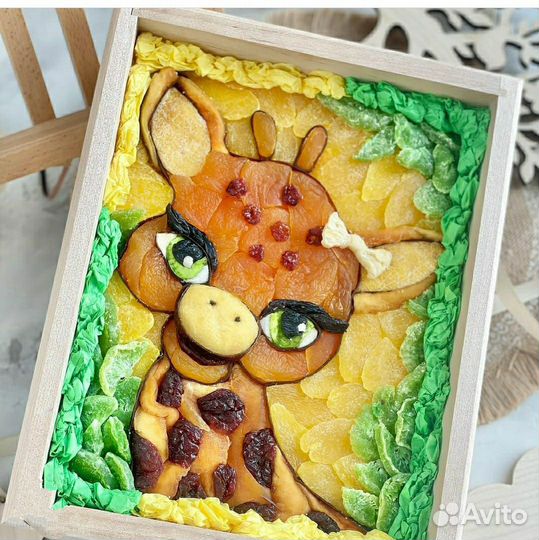 Съедобные картины из сухофруктов