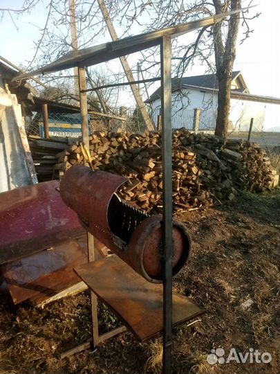 Мангал из газового баллона