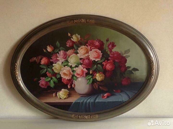 Картина /E.Elsner, 19 в., холст, масло