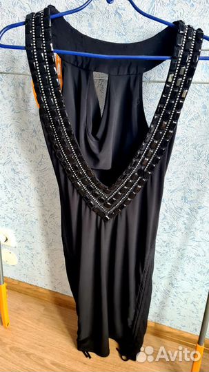 Коктельное черное платье