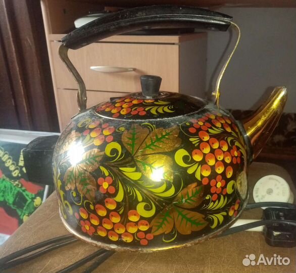Электрический чайник хохлома