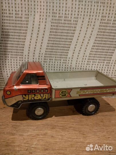 Игрушка машинка грузовик- бортовой, СССР