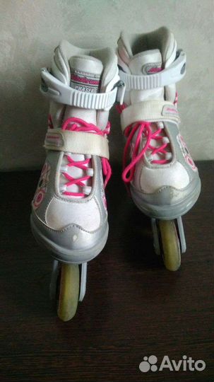 Роликовые коньки детские раздвижные + защита