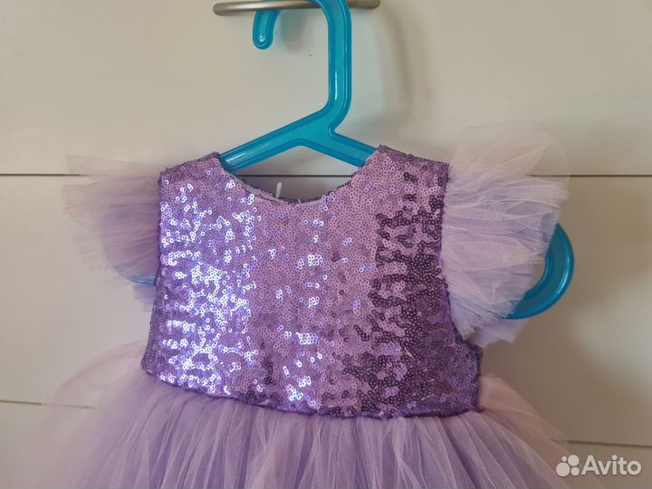 Нарядное платье для девочки 98