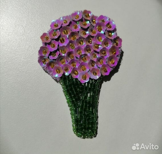 Брошь букет