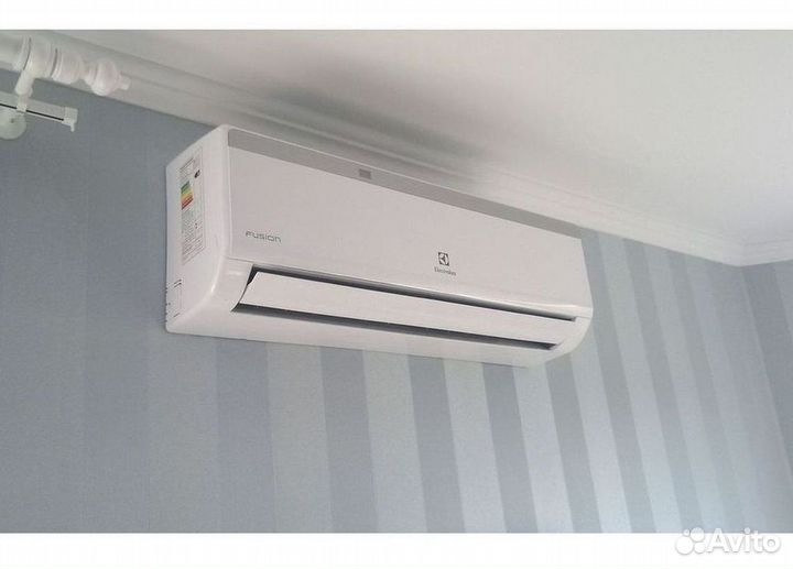 Сплит система с установкой