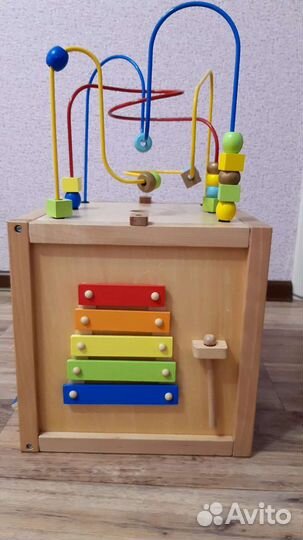Развивающий деревянный игровой центр