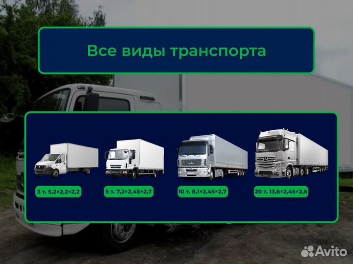 Переезды, грузоперевозки по России от 300 км