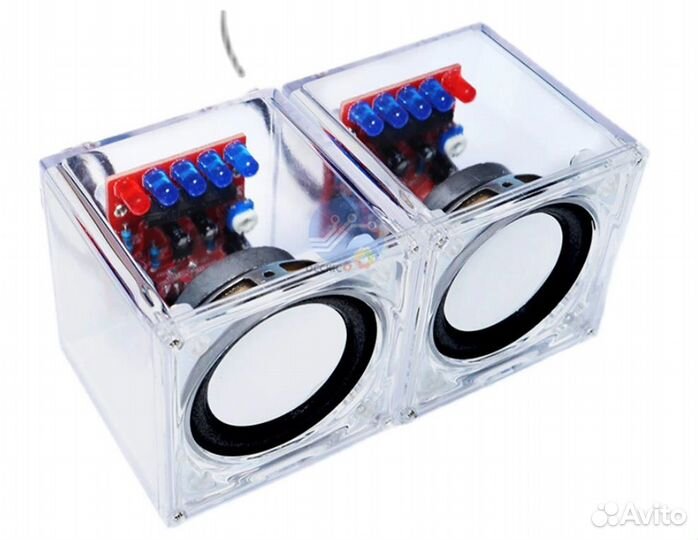 Стерео колонки для компьютера с подсветкой