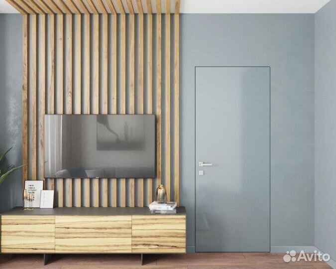 Скрытые двери под покраску