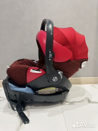 Автолюлька Cybex cloud q platinum с базой