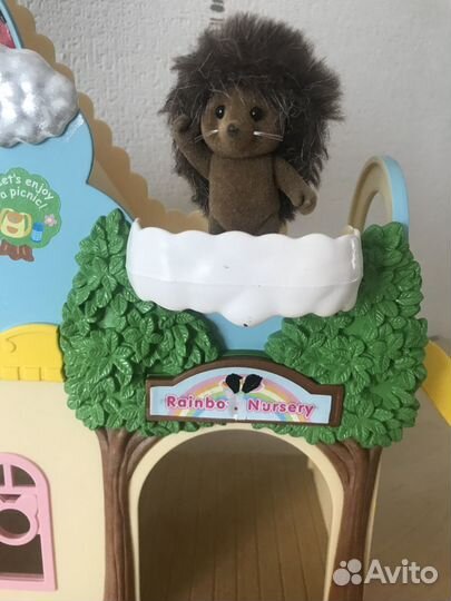 Домик Rainbo Nursery с ежиком и M&Ms с барабаном