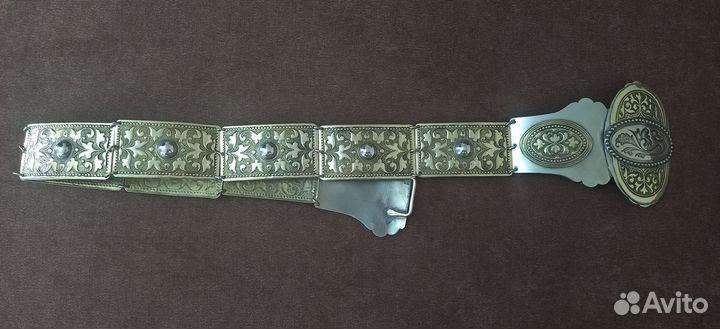 Женские пояса из мельхиора