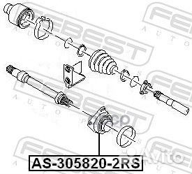 Подшипник приводного вала 30X58X20 ford mondeo