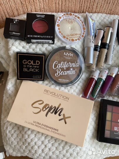 Набор косметики хайлайтер, палетка