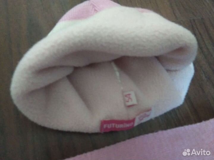 Шапка зимняя 54см и шарф