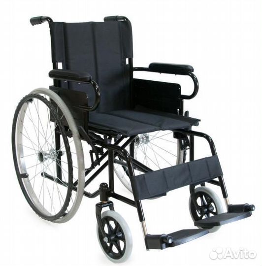 Кресло-коляска инвалидная с литыми колесами FS868