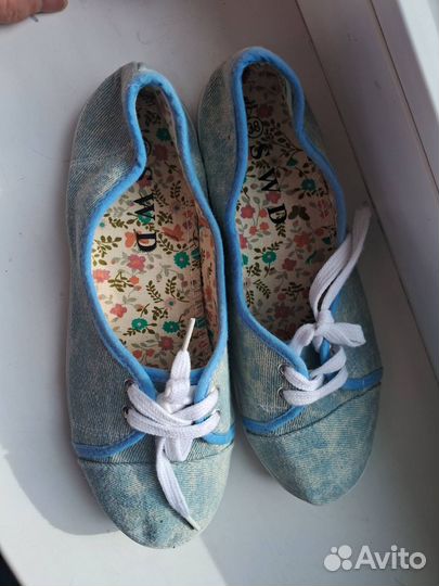 Джинсовые кеды