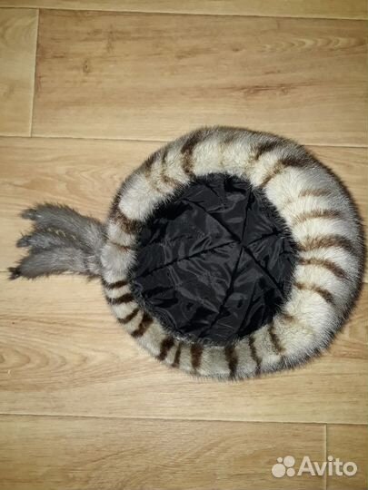 Шапка норковая женская