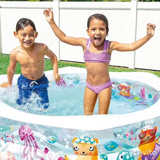 Детский бассейн Intex 56493, 1.91 х 1.78 х 0.61 м