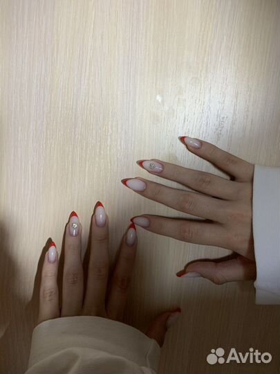 Наращивание ногтей Гель лак