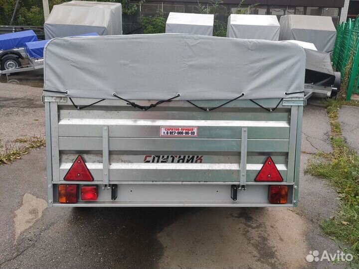 Прицеп Спутник 2513/48 низкий тент