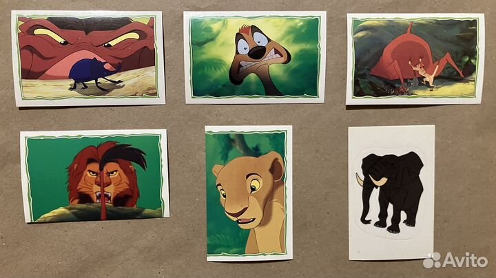 Наклейки Король Лев (12 шт для Татьяны)