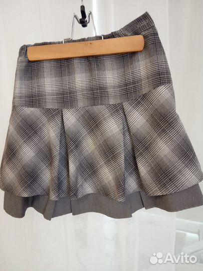 Юбка школьная Dress Code, 134р, серый Дресс код