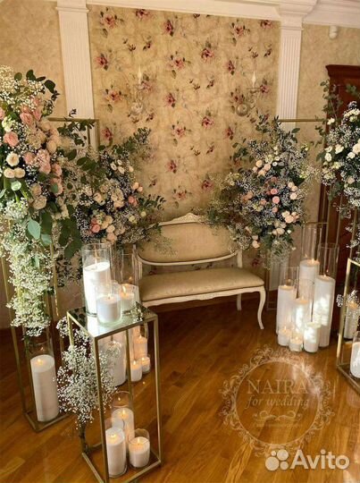 Аренда насыпных свечей