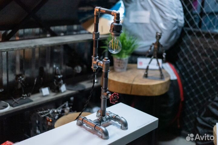 Винтажный светильник от Loft Сталь