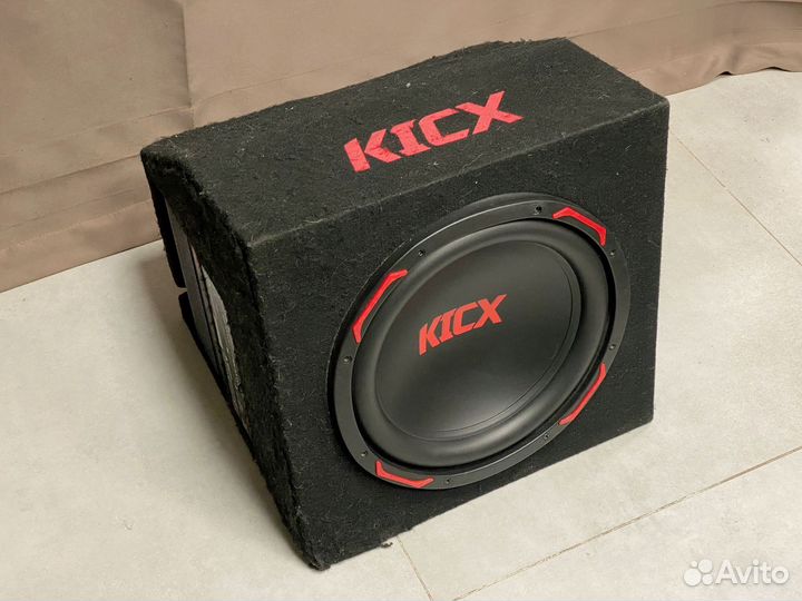 Сабвуфер активный Kicx GT301BA 900W, 12