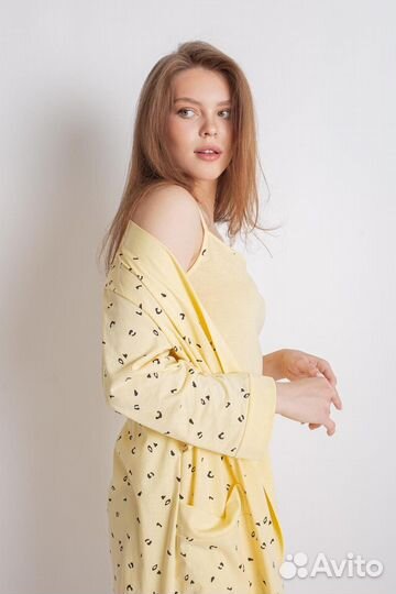 Оптом. Комплект женский Аврора - желтый