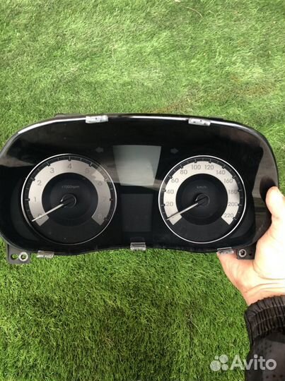 Щиток приборов Хендай Солярис супервижн АКПП
