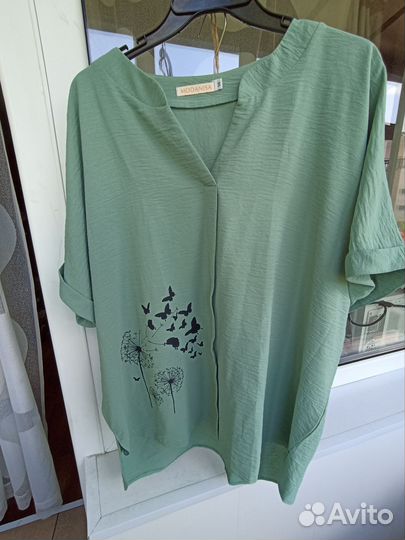 Женские вещи. Джемпер, футболка, туника р. 52-54