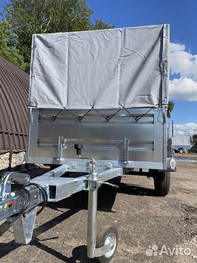 Прицеп легковой оцинкованный 2.25Х1.3 с тентом