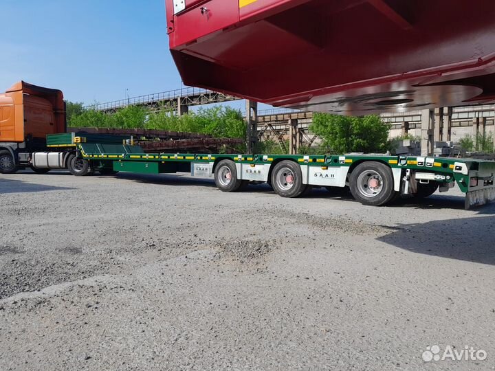 Полуприцеп трал (тяжеловоз) Saab 9891, 2023