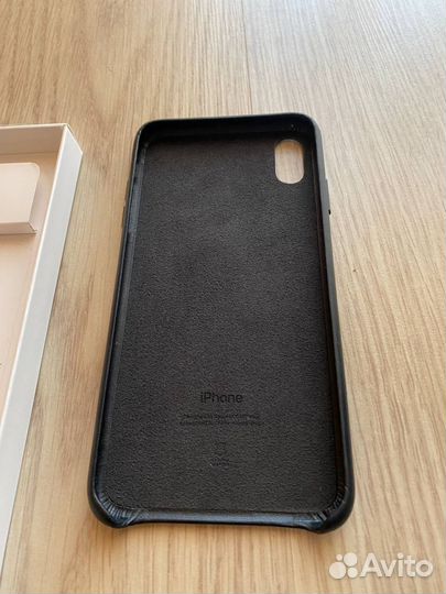 Чехол iPhone XS Max оригинал кожа