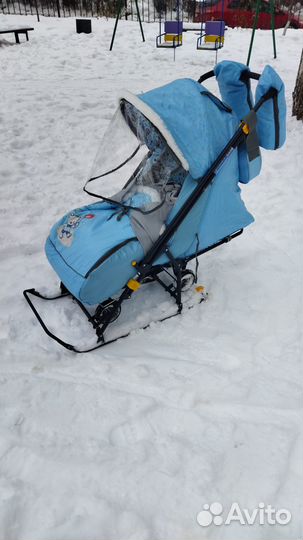 Санки коляска Nika Умка 3-2