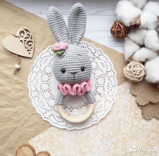 Вяжу на заказ, вязаные погремушки-грызунки